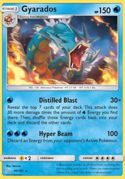 Garados TEU-30 Holo Rare Excellent Deutsch