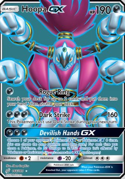 Hoopa GX TEU-166 Ultra Rare Near Mint Deutsch