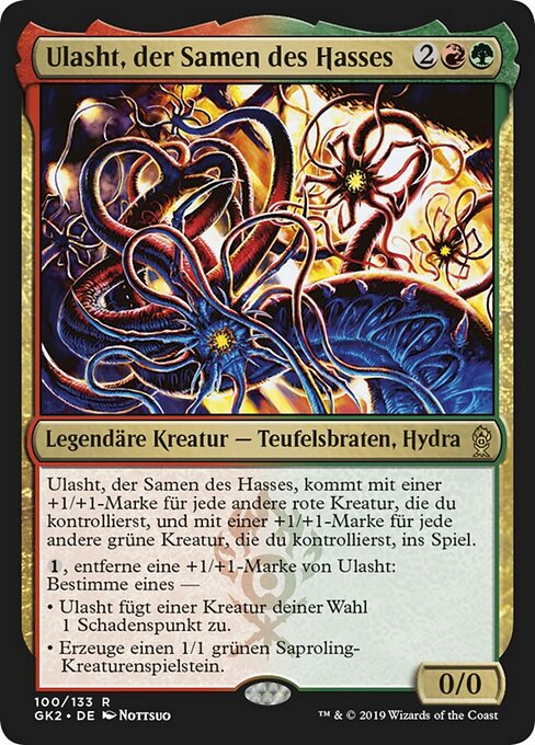Ulasht, der Samen des Hasses GK2-100 Rare Near Mint Deutsch