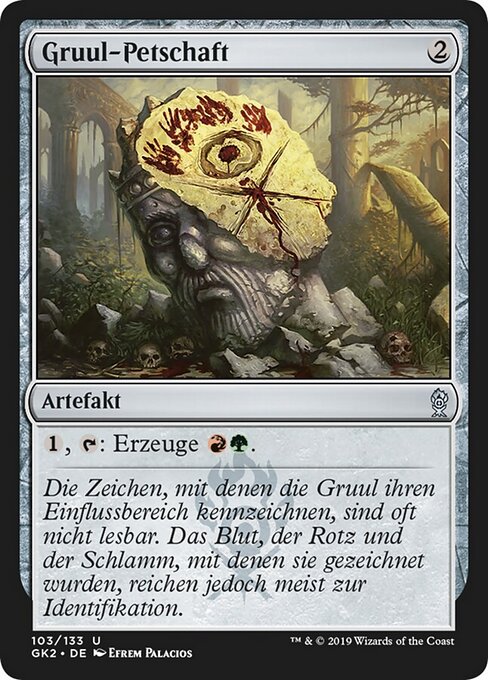 Gruul-Petschaft GK2-103 Uncommon Excellent Deutsch