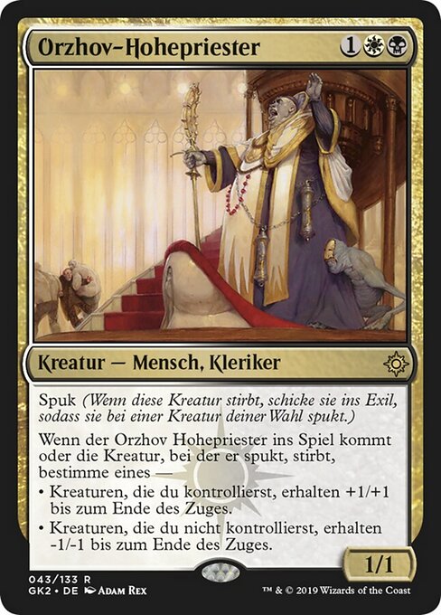 Orzhov-Hohepriester GK2-43 Rare Excellent Deutsch