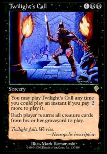 Ruf des Zwielichts INV-130 Rare Light Played Deutsch