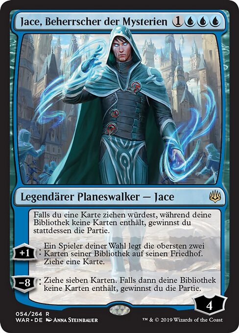 Jace, Beherrscher der Mysterien WAR-54 Rare Light Played Deutsch