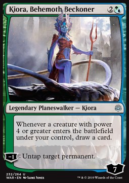 Kiora, Behemoth Beckoner WAR-232 Uncommon Good Englisch