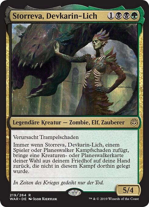 Storreva, Devkarin-Lich WAR-219 Rare Excellent Deutsch