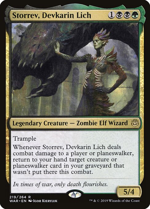 Storrev, Devkarin Lich WAR-219 Rare Near Mint Englisch
