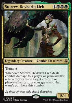Storrev, Devkarin Lich WAR-219 Rare Good Englisch