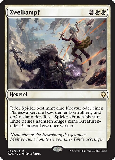 Zweikampf WAR-30 Rare Excellent Deutsch