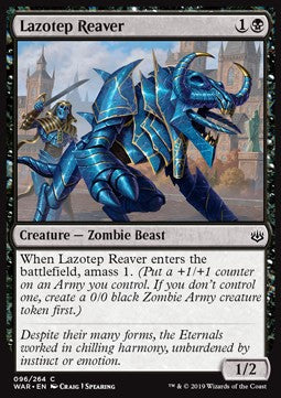 Lazotep-Plünderer WAR-96 Common Excellent Deutsch Foil
