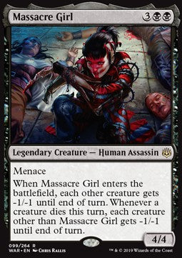 Massacre Girl WAR-99 Rare Near Mint Englisch