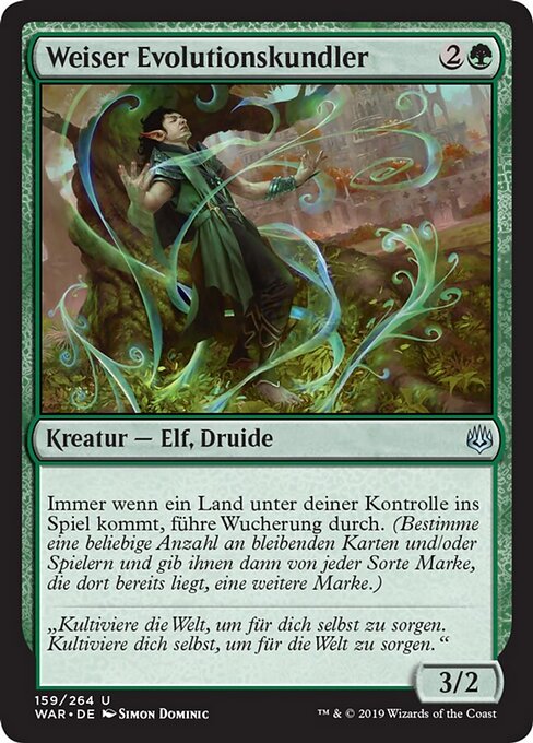 Weiser Evolutionskundler WAR-159 Uncommon Excellent Deutsch