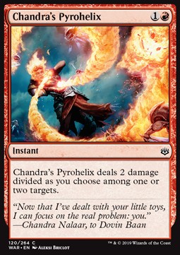 Chandras Pyrohelix WAR-120 Common Excellent Japanisch Foil