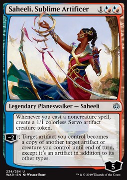 Saheeli, Sublime Artificer WAR-234 Uncommon Excellent Englisch