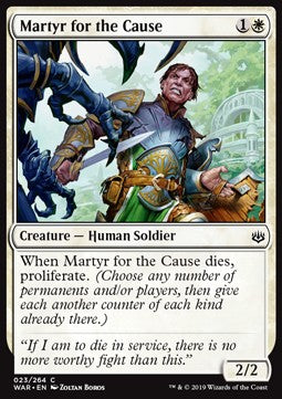 Selbstloser Märtyrer WAR-23 Common Excellent Deutsch Foil
