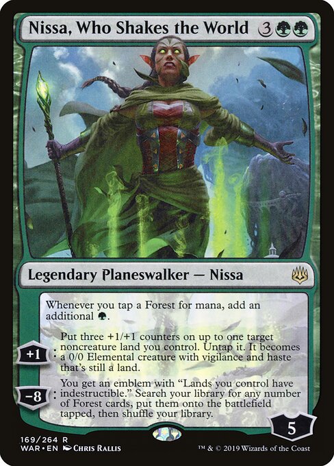 Nissa, Who Shakes the World WAR-169 Rare Excellent Englisch