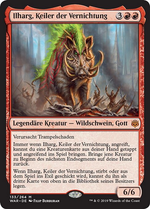 Ilharg, Keiler der Vernichtung WAR-133 Mythic Near Mint Deutsch