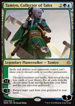 Tamiyo, Collector of Tales WAR-220 Rare Excellent Japanisch