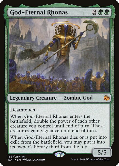 Gott-Verewigter Rhonas WAR-163 Mythic Excellent Englisch