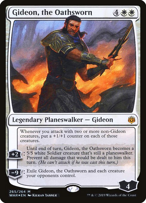 Gideon der Eidgebundene XWAR-265 Mythic Excellent Englisch Foil