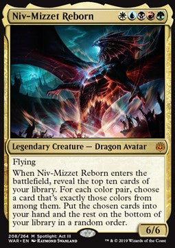 Niv-Mizzet der Auferstandene WAR-208 Mythic Excellent Deutsch