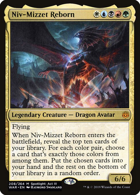 Niv-Mizzet der Auferstandene WAR-208 Mythic Excellent Englisch