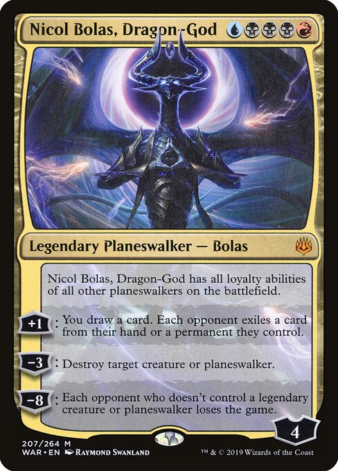 Nicol Bolas, Dragon-God WAR-207 Mythic Excellent Englisch
