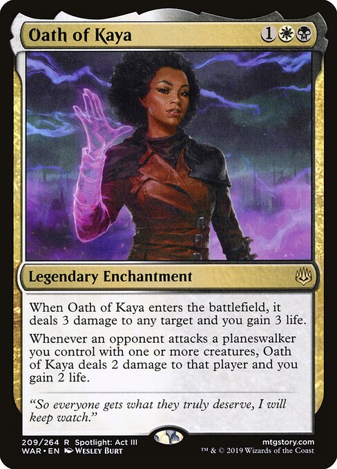 Oath of Kaya WAR-209 Rare Excellent Englisch
