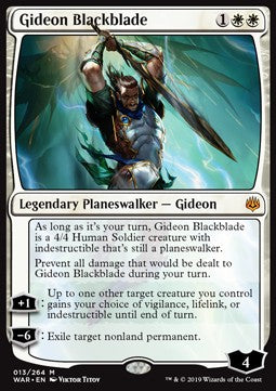 Gideon Blackblade WAR-13 Mythic Near Mint Englisch