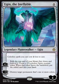 Ugin, the Ineffable WAR-2 Rare Excellent Englisch