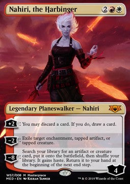 Nahiri, Vorbotin des Unheils MWAR- Masterpiece Excellent Englisch Foil