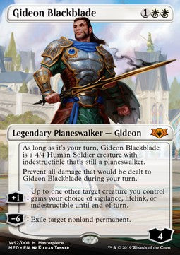 Gideon Schwarzklinge MWAR- Masterpiece Excellent Englisch Foil