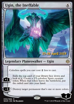 Ugin der Unergründliche XWAR-2 Rare Good Deutsch Foil