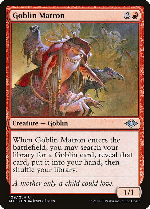Goblin-Matrone MH1-129 Uncommon Excellent Englisch