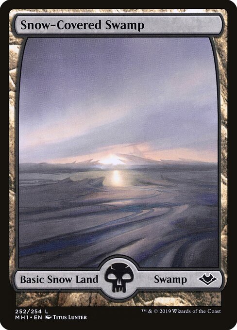 Snow-Covered Swamp MH1-252 Land Excellent Englisch