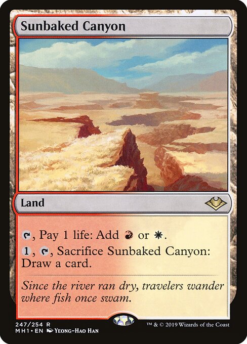 Sunbaked Canyon MH1-247 Rare Excellent Englisch Foil