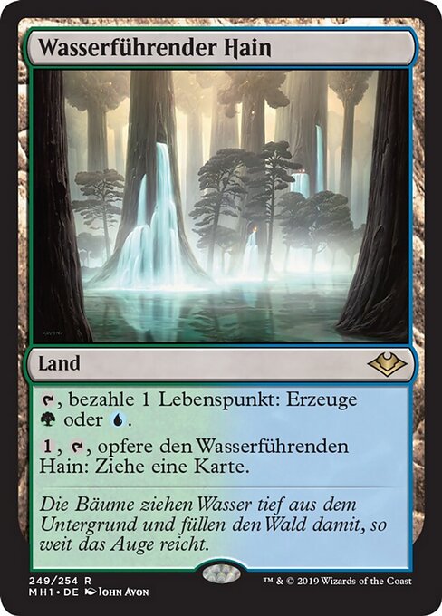 Wasserführender Hain MH1-249 Rare Near Mint Deutsch