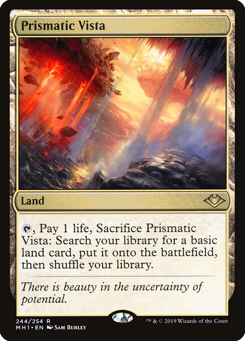 Prismatic Vista MH1-244 Rare Played Englisch Foil
