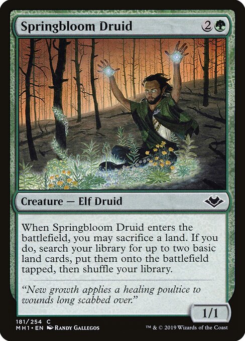 Springbloom Druid MH1-181 Common Near Mint Englisch
