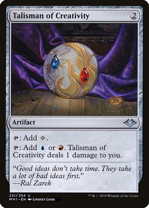 Talisman der Kreativität MH1-231 Uncommon Excellent Englisch