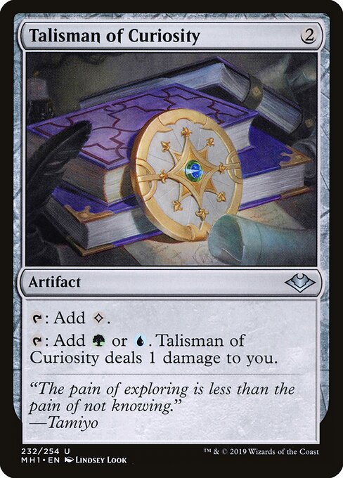 Talisman der Neugier MH1-232 Uncommon Excellent Englisch