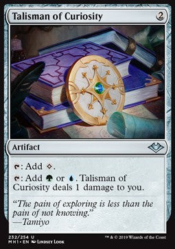 Talisman der Neugier MH1-232 Uncommon Excellent Englisch