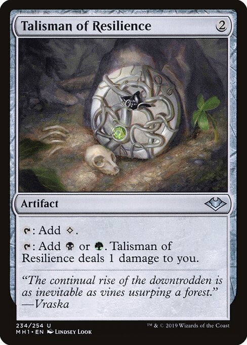 Talisman der Zähigkeit MH1-234 Uncommon Excellent Englisch
