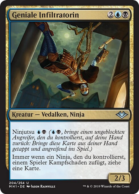 Geniale Infiltratorin MH1-204 Uncommon Excellent Deutsch