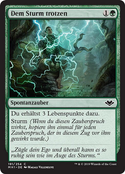 Dem Sturm trotzen MH1-191 Common Excellent Deutsch