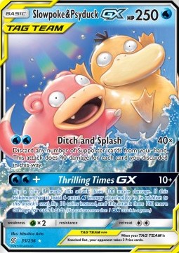 Flegmon & Enton GX UNM-35 Ultra Rare Excellent Deutsch