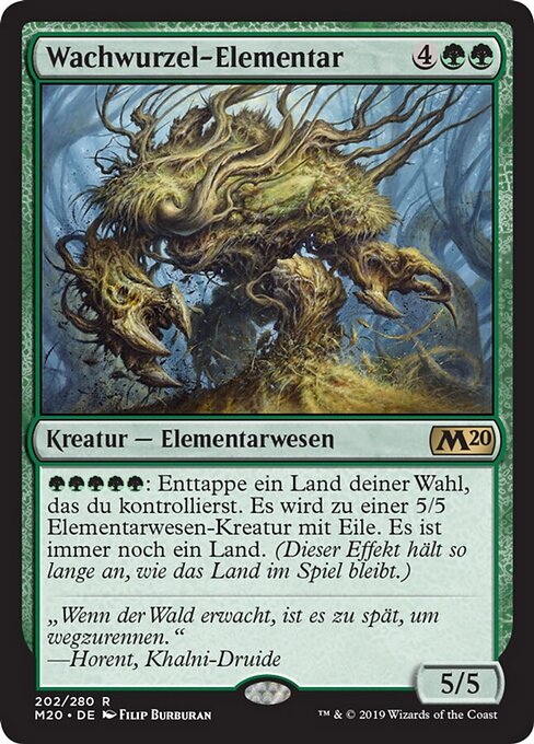 Wachwurzel-Elementar M20-202 Rare Played Deutsch
