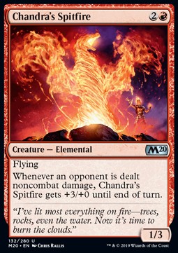 Chandras Feuerspucker M20-132 Uncommon Excellent Deutsch Foil