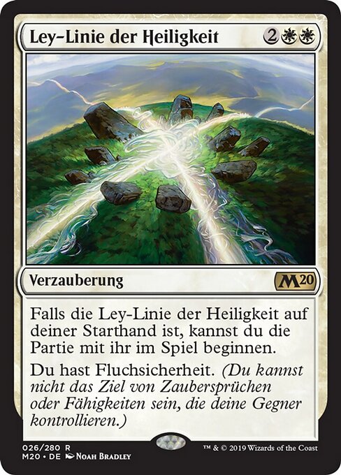 Ley-Linie der Heiligkeit M20-26 Rare Near Mint Deutsch