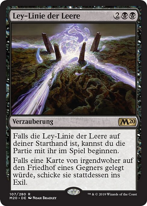 Ley-Linie der Leere M20-107 Rare Excellent Deutsch