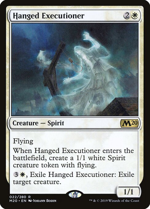 Hanged Executioner M20-22 Rare Excellent Englisch